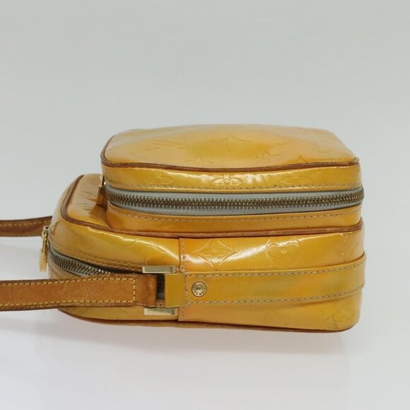 Authentic LOUIS VUITTON Monogram Vernis Wooster Shoulder Bag Gris M91036 LV - Picture 10 of 16